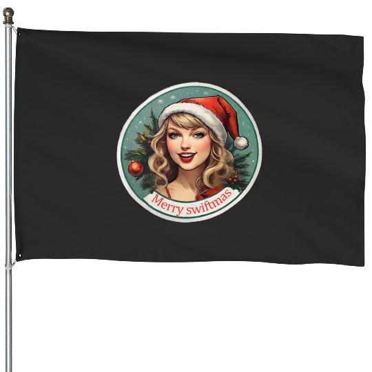 Discover Happy Swiftmas  : Vintage Taylor The Eras Tour , The Eras Tour Taylor Version, THE ERAS TOUR , Taylor House Flags