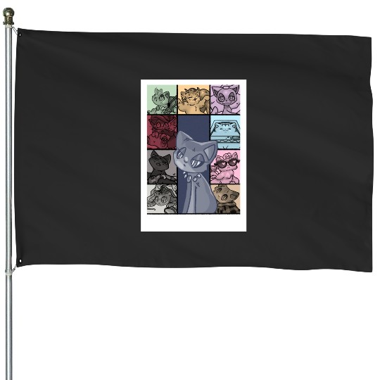 Discover Many cats from multiple eras  : Vintage Taylor The Eras Tour , The Eras Tour Taylor Version, THE ERAS TOUR , Taylor House Flags