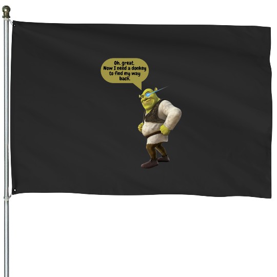 of Shrek1: Shrek Same Swamp Forever , Shrek Shirt, Disney Fiona Princess , Shrek,Shrek House Flags