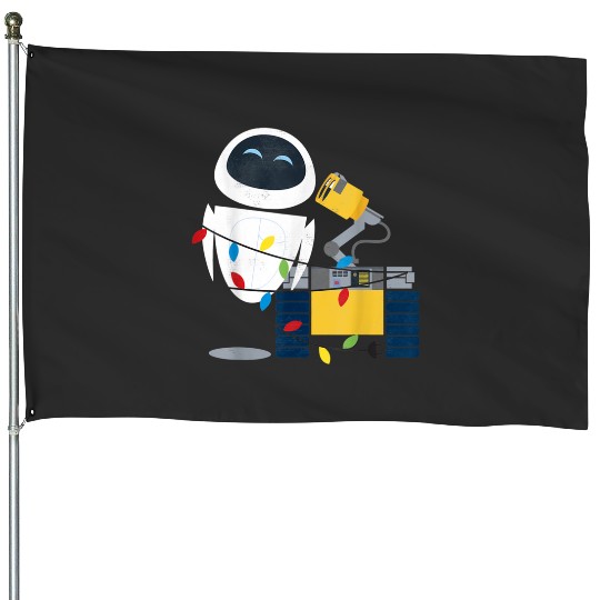 Disney Pixar Wall-E Eve Christmas Light Wrap Graphic  : Nanalan Mona and Russer Shirt,  Nanalan Mona , Russer House Flags