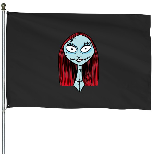 Disney The Nightmare Before Christmas Sally Big Face House Flags