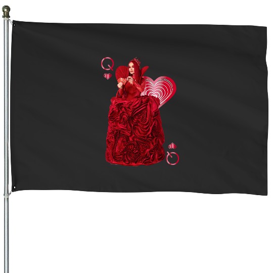 Disney Descendants The Rise Of Red Queen Of Hearts Portrait House Flags