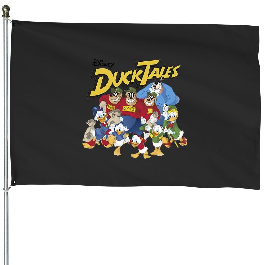 Disney DuckTales Characters Classic Group House Flags