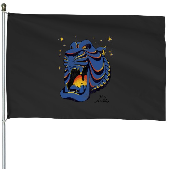 disney aladdin rajah tiger head cave House Flags