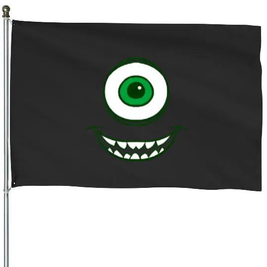 Disney Monsters Inc. Mike Wazowski House Flags