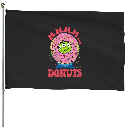 Disney Pixarss Toy Story Aliens MMM...Donuts Sprinkles House Flags