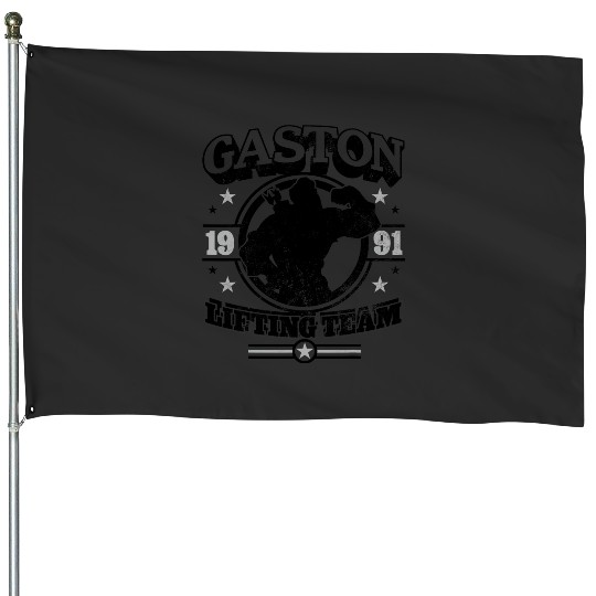 Disney Beauty And The Beast Gaston Graphic House Flags