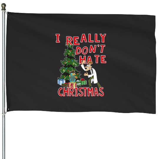 Disneys phineas and ferb doof christmas quote House Flags