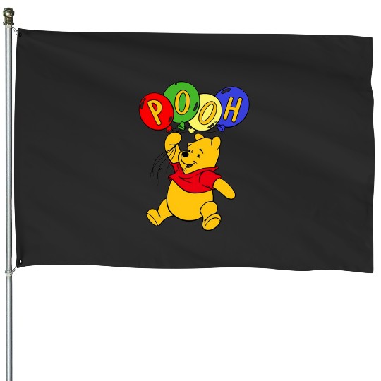Disneyland Winnie the Pooh House Flags