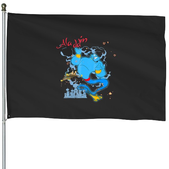 Disneys aladdin genie sparkle carpet ride graphic House Flags