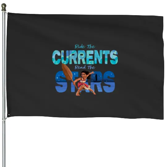 Disney Moana 2 Wayfinder Ride the Currents Read the Stars House Flags