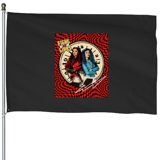 Disney Descendants 4 The Rise of Red Fight of Our Lives House Flags