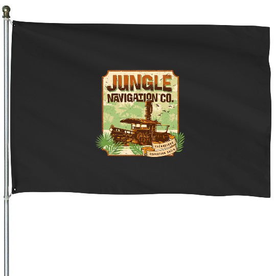 Disneys jungles Cruise Excursions Departing Daily House Flags