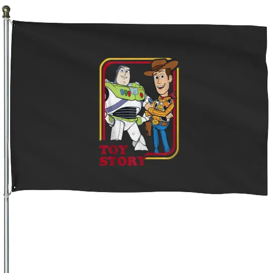 Disneys Pixars toy story buzz lightyear woody buds House Flags