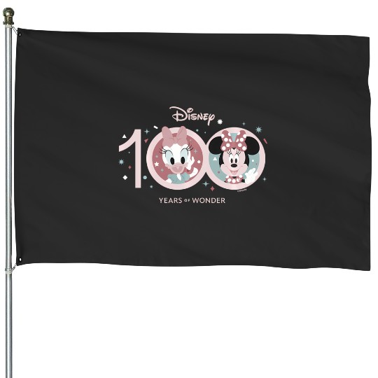 Disney 100 - Minnie Daisy Celebrating 100 Years Of Wonder House Flags