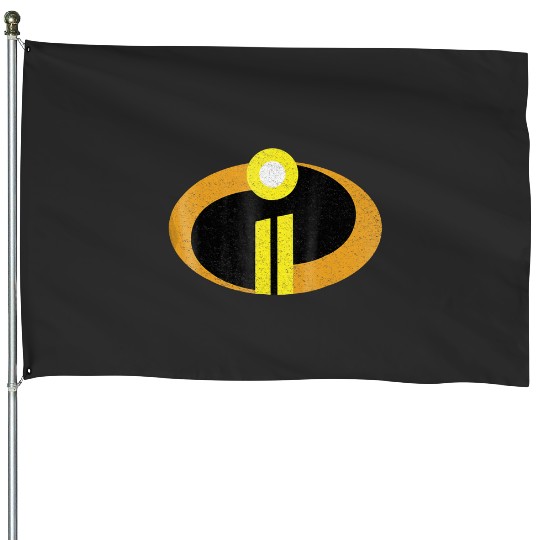 Disneys Pixars incredibles 2 logo graphic House Flags