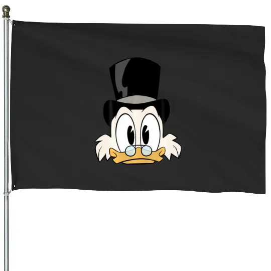 Disney Ducktales Scrooge Mcduck Big Face House Flags