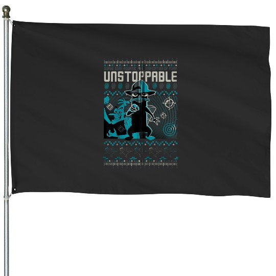 Disneys Phineas And Ferb Unstoppable Perry Zip House Flags