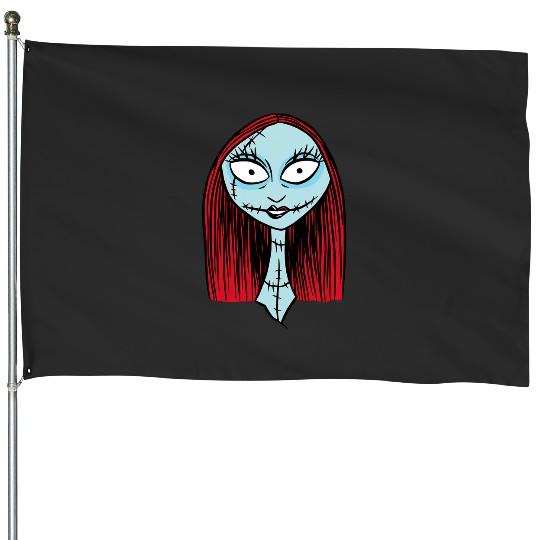 Disney The Nightmare Before Christmas Sally Big Face House Flags
