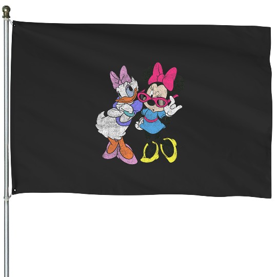 Disney Mickey And Friends Daisy & Minnie Fashion Short Sleeve House Flags