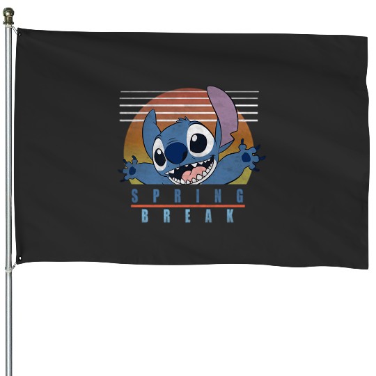 Disney Lilo And Stitch Spring Break Hawaii House Flags