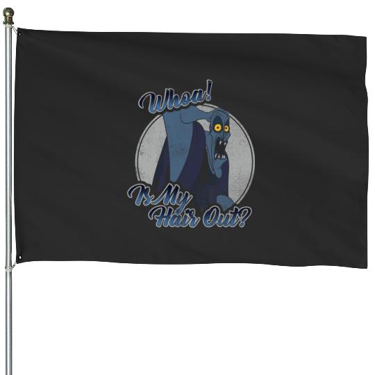 Disney Hercules Hades Whoa Is My Hair Out Graphic House Flags
