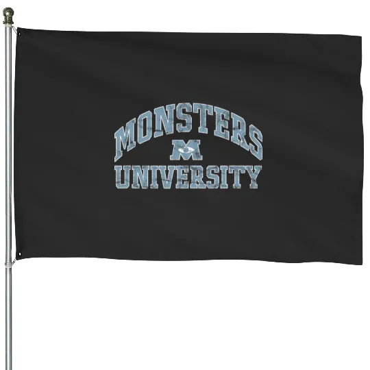 Disney Pixar Monsters University Simple Collegiate House Flags