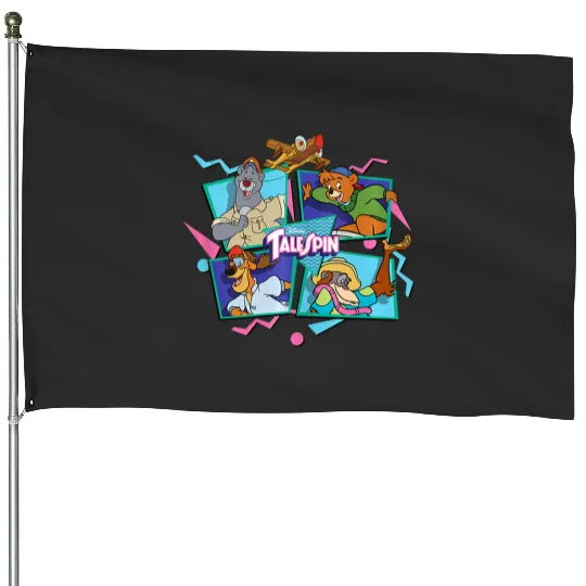 Disneys talespin House Flags