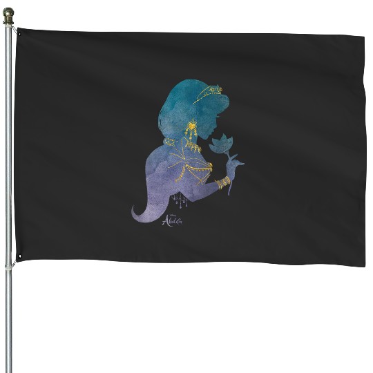 Disneys aladdin live action princess jasmine jewelry long sleeve House Flags