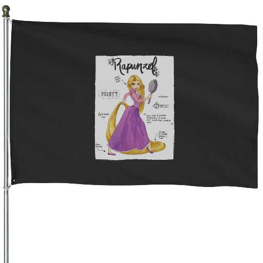 Disney Tangled Rapunzel Fashion Callouts House Flags