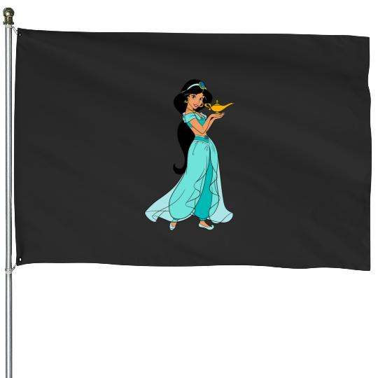 Disney Aladdin Princess Jasmine and Magic Lamp 90s House Flags