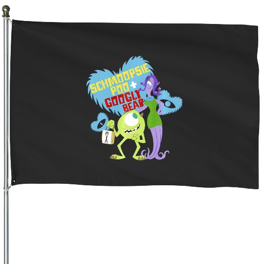 Disney Pixarss Monsters Inc Mike Celia Valentines Day Love Premium House Flags