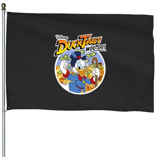 Disney DuckTales Classic Uncle Scrooge Woo oo House Flags
