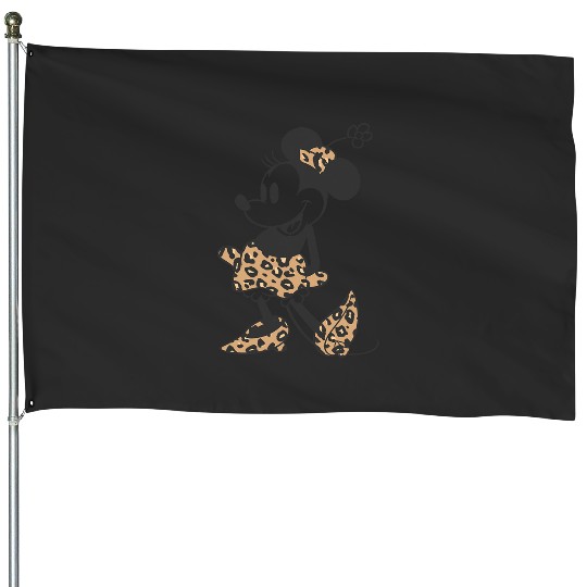 Disney Minnie Mouse Cheetah Print Outfit House Flags
