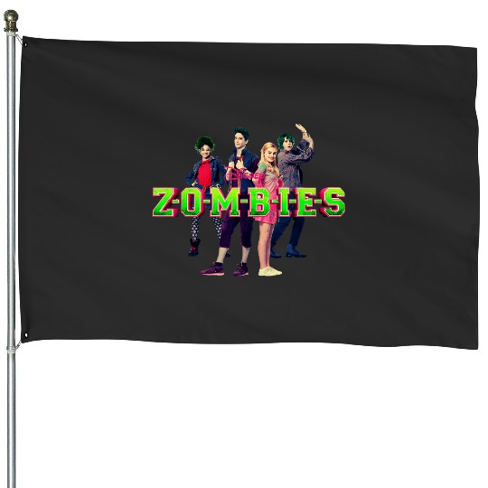 Disney's Haunted Mansion: A Spooky and Delightful Zombie Adventure House Flags