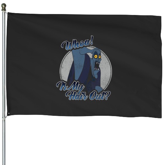 Disney Hercules Hades Whoa Is My Hair Out Graphic House Flags