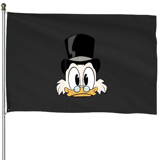 Disney Ducktales Scrooge Mcduck Big Face House Flags