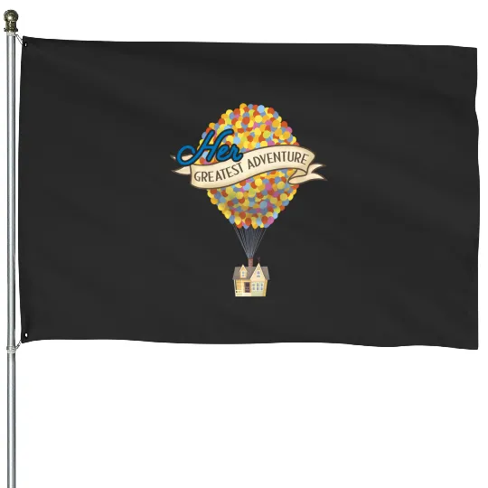 Disney Pixar Up Her Greatest Adventure House House Flags