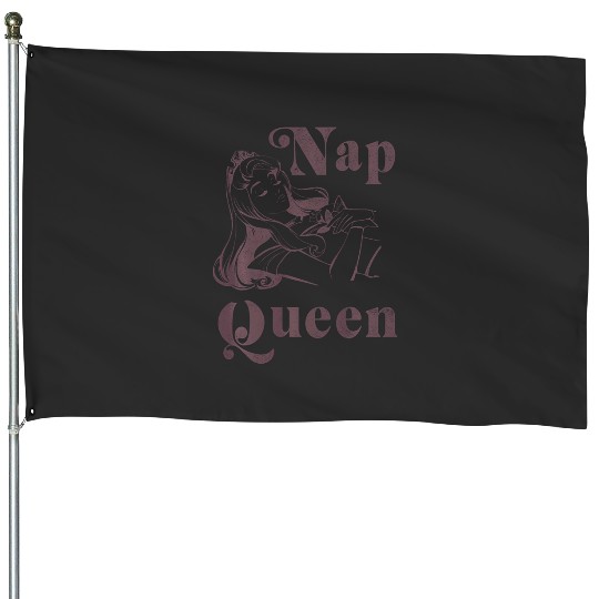 Disneys sleeping beauty aurora nap queen sweat House Flags