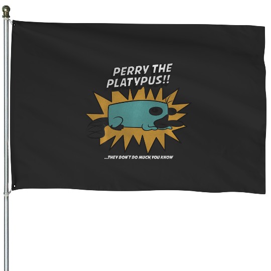 Disney Phineas And Ferb Perry The Platypus House Flags