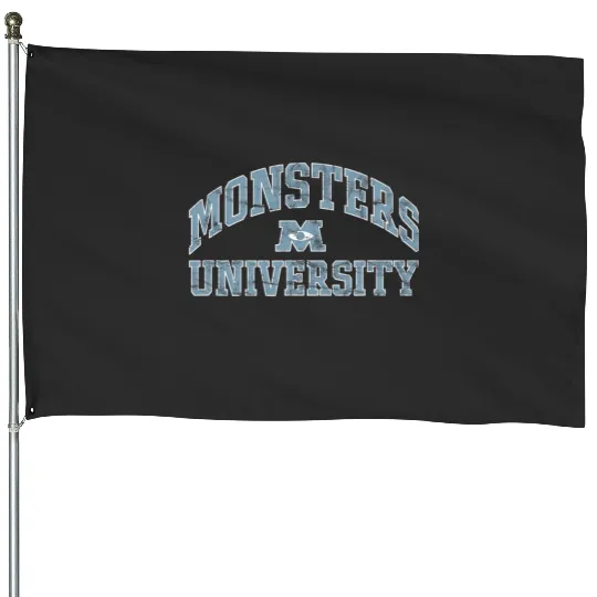 Disney Pixar Monsters University Simple Collegiate House Flags