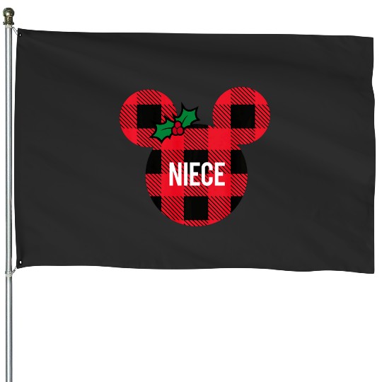 Disneys minnie mouse niece holiday family pullover House Flags