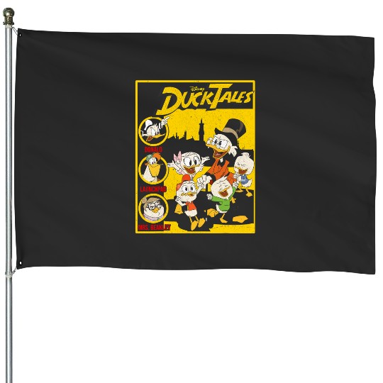 Disney DuckTales Comic Book Cover House Flags