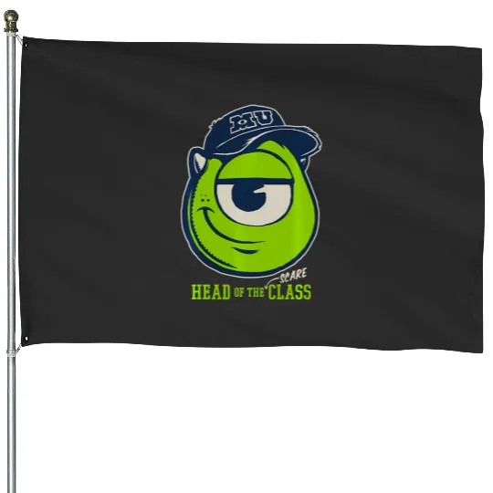 Disney Pixar Monsters University Mike Head Of House Flags