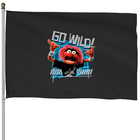 Disney The Muppets Animal Go Wild House Flags
