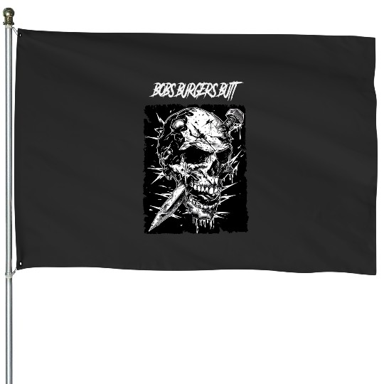 BOBS BURGERS BUTT FAN ART TShirt - 3 House Flags