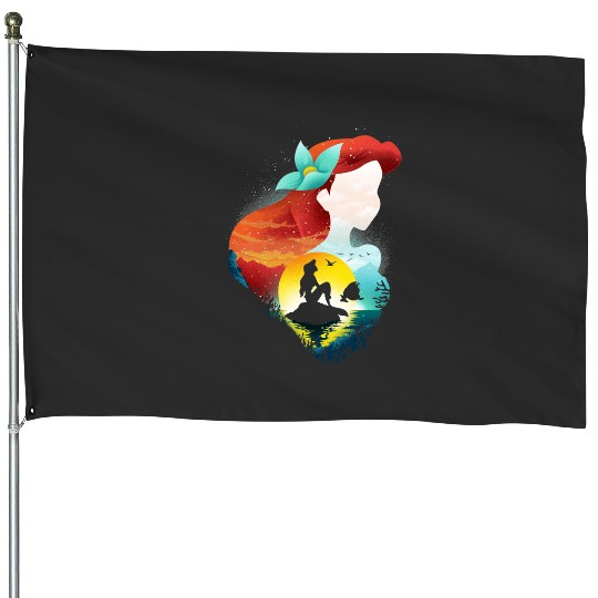 Under the Sea  : Disney princess tattoo Shirt,  Princess tattoo vintage t shirt, Disney princess tattoo Gift Fan S-5XL House Flags