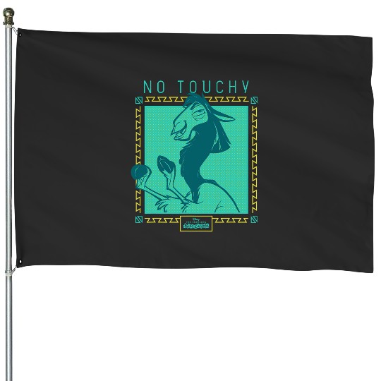 Disney The Emperor's New Groove Llama No Touchy House Flags