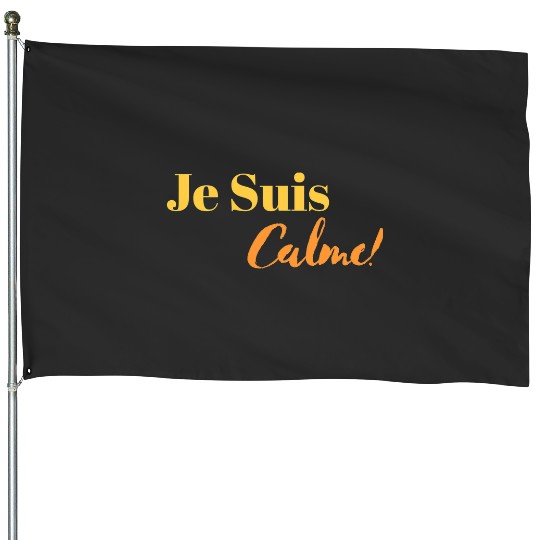 Discover Je Suis Calme  Taylor Lover Yellow TShirt House Flags