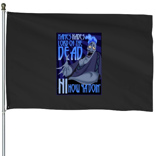 Disney Hercules The Name's Hades Quote Graphic House Flags